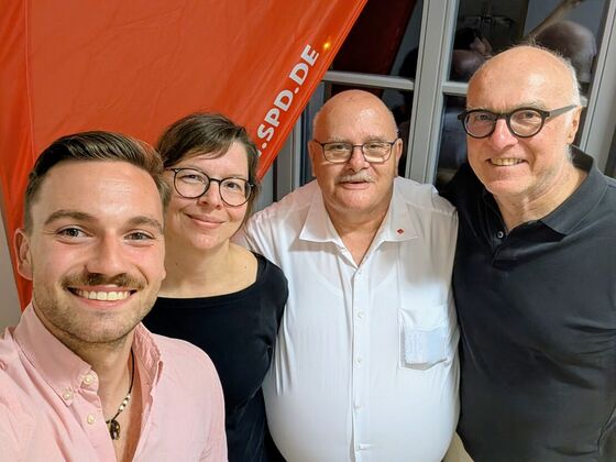 Tom Jacob, Claudia Hetjes, Peter Kopp und Armin Hofmann
