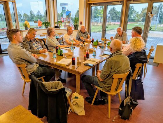 Bürgermeister Maar im Gespräch mit der SPD-Fraktion und Interessierten